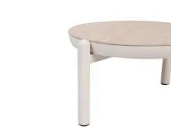 Akita Sofabord Ø57 cm - Gråhvid