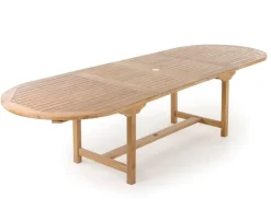 Alba Pala Havemøbelsæt 100x200/250/300 - Kerneteak