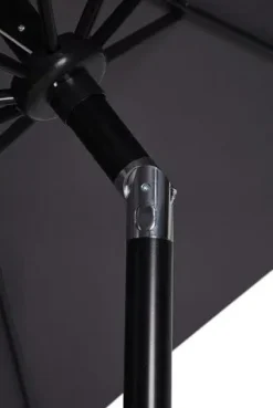 Alu Parasol Ø300 M/Tilt - Grå