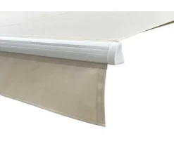 Ask markise – semikassette manuel – 3,5 x 3 meter – Hvid/Beige
