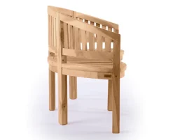 Bananbænk til 3 personer - Classic Teak