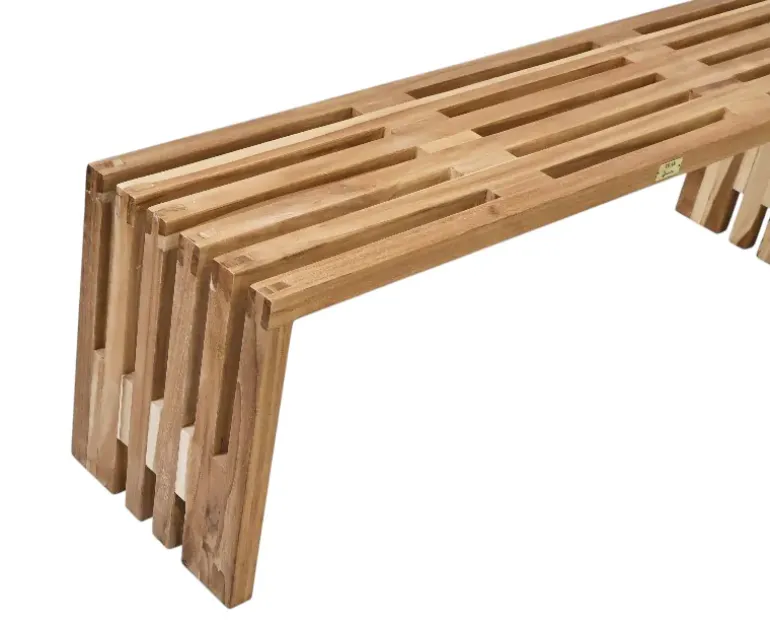 Bono Trallebænk 140 cm - Classic teak