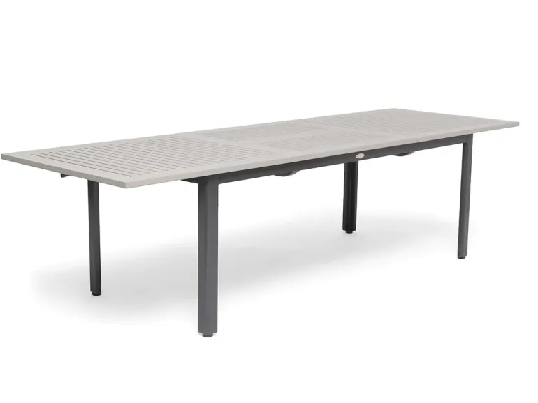 Boston Udtræksbord 90x200/280 cm - Lys Grå