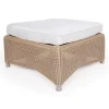 Cane-Line Diamond fodskammel m/hynde - Light Natural/White