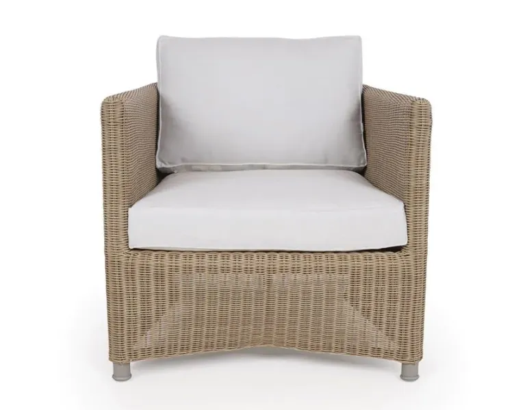 Cane-Line Diamond loungestol m/hynde - Light Natural/White