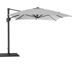 Cane-line Hyde Hængeparasol 3x4 meter - Light Grey