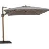 Cane-line Hyde Hængeparasol 3x4 meter med tilt - Trælook / Taupe