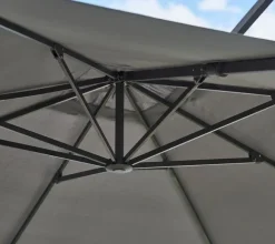 Cane-line Hyde Hængeparasol 3x4 meter - Taupe