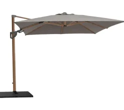 Cane-line Hyde Hængeparasol 3x3 meter - Trælook / Taupe
