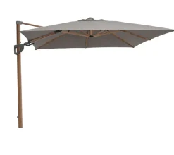 Cane-line Hyde Hængeparasol 3x3 meter - Trælook / Taupe