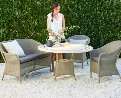 Cane-line Lansing 2-pers. sofa - Taupe