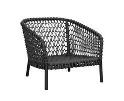 Cane-line Ocean Large Loungestol inkl. hynder - Dark Grey