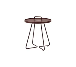 Cane-line On the move sidebord lille bordeaux Ø44x54 cm