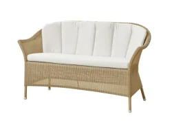 Cane-line Sofa Ryghynde til Lansing 2-pers. sofa Natté - Hvid