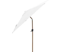 Cane-line Sunshade parasol Ø300 med tilt og trælook - Dusty White