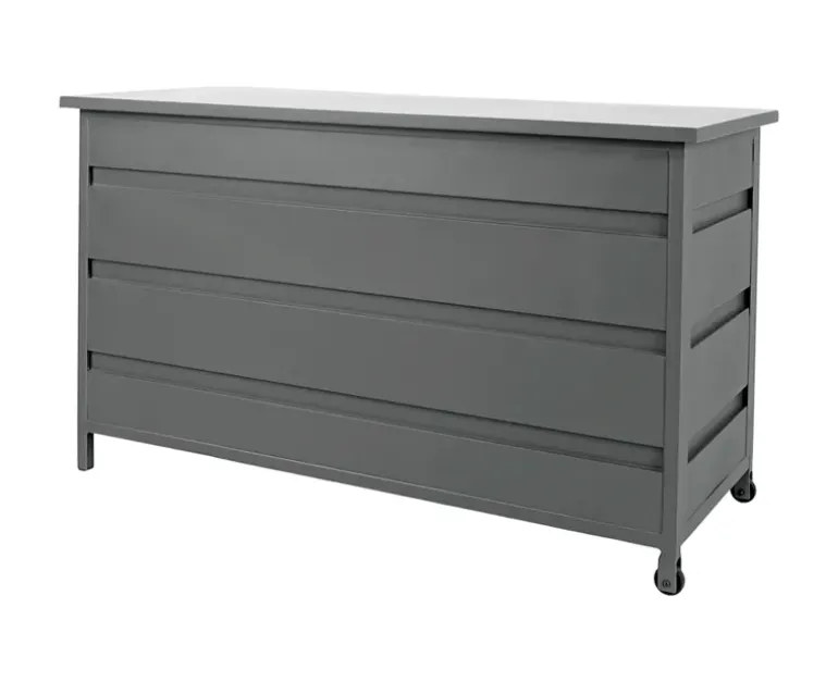 Cassis Hyndeboks i aluminium 160x82x85 cm - Grå