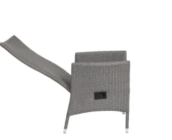Cebu Paris Havemøbelsæt 95x200/250/300 med 6 stole - Grå
