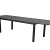Cebu udtræksbord 95x200/250/300 - Grå