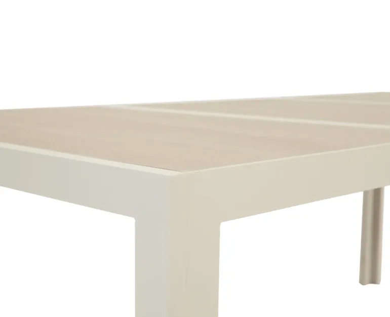 Ceramico Celia Havemøbelsæt - 90x195 cm - Gråhvid/Beige