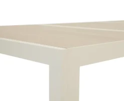 Ceramico Gine Havemøbelsæt - 90x195 cm - Gråhvid/Dusty