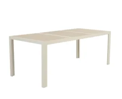 Ceramico Gine Havemøbelsæt - 90x195 cm - Gråhvid/Dusty