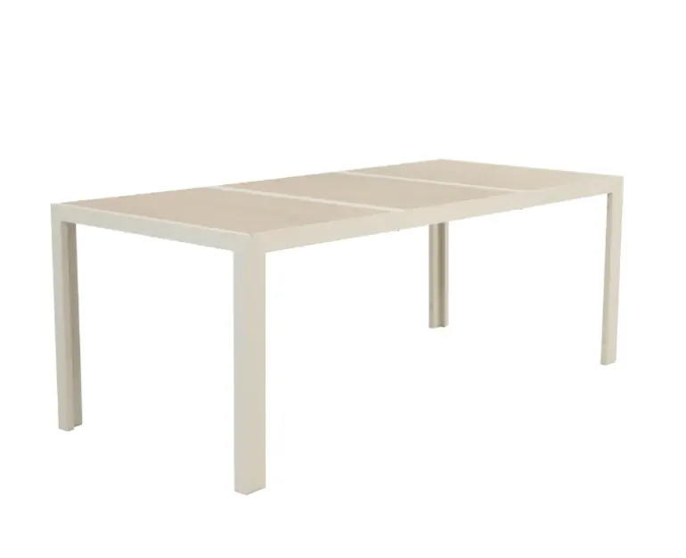 Ceramico Gine Havemøbelsæt - 90x195 cm - Gråhvid/Dusty