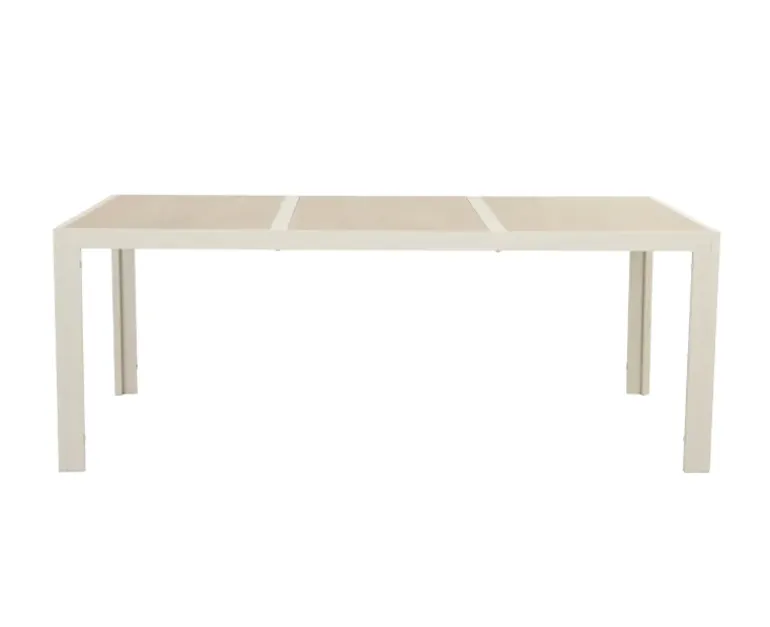 Ceramico Gine Havemøbelsæt - 90x195 cm - Gråhvid/Dusty