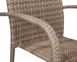 Ceramico Gine Havemøbelsæt - 90x195 cm - Gråhvid/Dusty