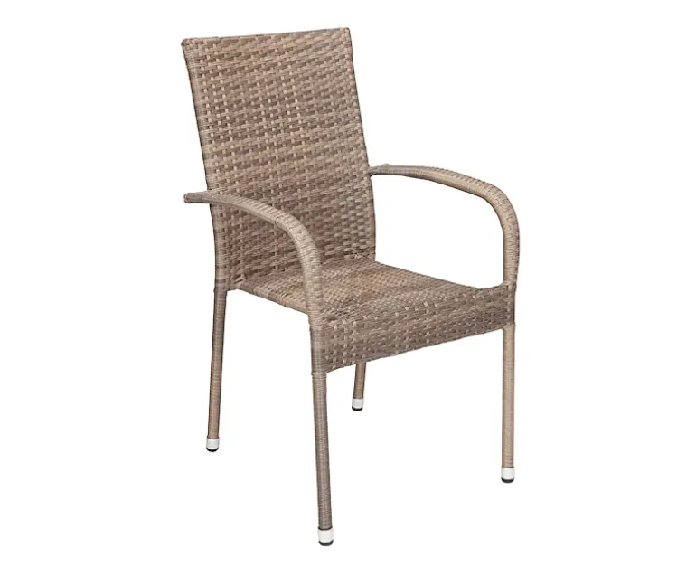 Ceramico Gine Havemøbelsæt - 90x195 cm - Gråhvid/Dusty