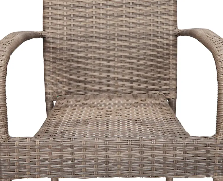 Ceramico Gine Havemøbelsæt - 90x195 cm - Gråhvid/Dusty