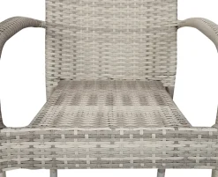 Ceramico Gine Havemøbelsæt m. 6 stole - Grå / Lys Grå