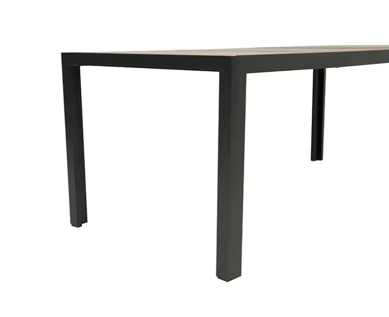 Ceramico Gine Havemøbelsæt - 90x195 cm - Sort/Beige