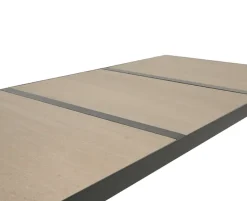 Ceramico Gine Havemøbelsæt - 90x195 cm - Sort/Beige