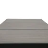 Ceramico Paris Havemøbelsæt m/ 6 stole - 90x195 cm - Grå
