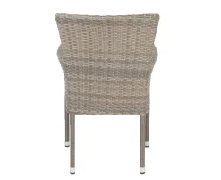 Ceramico Saba Havemøbelsæt - 90x195 cm - Gråhvid/Dusty