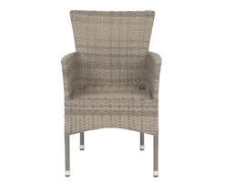 Ceramico Saba Havemøbelsæt - 90x195 cm - Gråhvid/Dusty