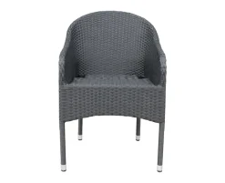 Cheanne Andrea Havemøbelsæt m/6 stole - 90x205 - Sort