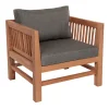 Colorado EASY DRY Dining Sofastol Teak - Grå