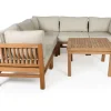 Colorado EASY DRY Teak Modulsæt - Lys Sand/Grå