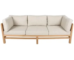 Colorado EASY DRY Teak Sofa 3 pers. - Lys Sand/Grå