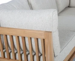 Colorado EASY DRY Teak Sofa 3 pers. - Lys Sand/Grå