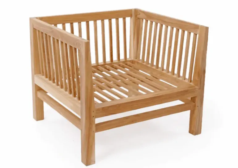 Colorado EASY DRY Teak Sofastol - Grå