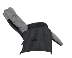 Comfy Luksus Relax Loungestol - Sort