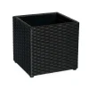 Cubik Plantekrukke 38x38x38 cm - Sort