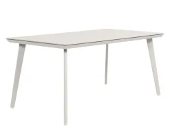 Dagmar Andrea Havemøbelsæt m/4 stole 90x160 cm - Gråhvid
