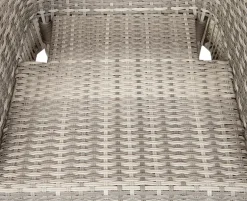 Dagmar Andrea Havemøbelsæt m/4 stole 90x160 cm - Gråhvid
