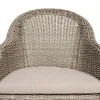 Dagmar Freja Havemøbelsæt m/4 stole - 90x160 - Gråhvid