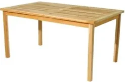 Dagmar havebord 90x150 - Classic teak