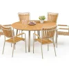 DaneLine Adam Havebord - Nonwood - Ø150 cm - Latte