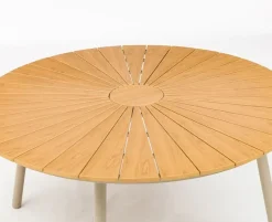 DaneLine Adam Havebord - Nonwood - Ø150 cm - Latte